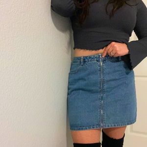 Demin Mini Skirt